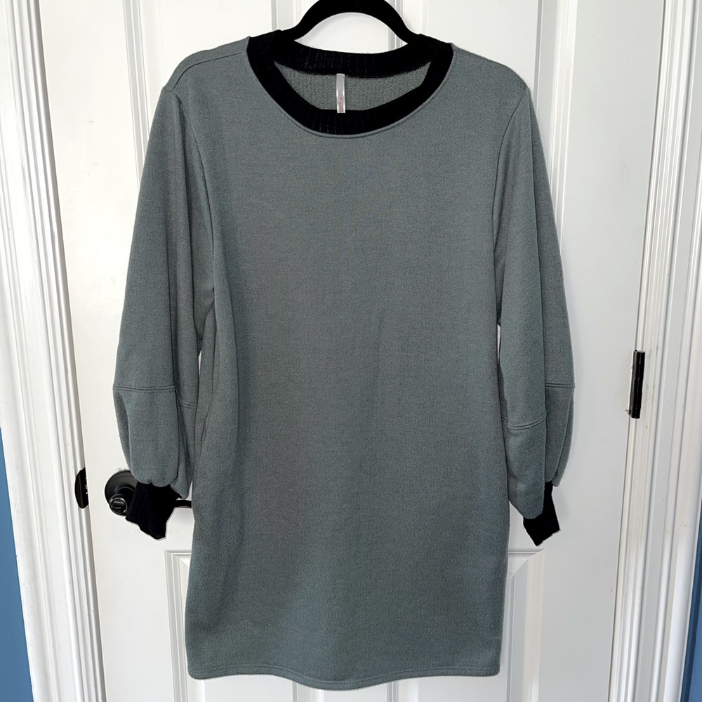 Olive Sweater Dress